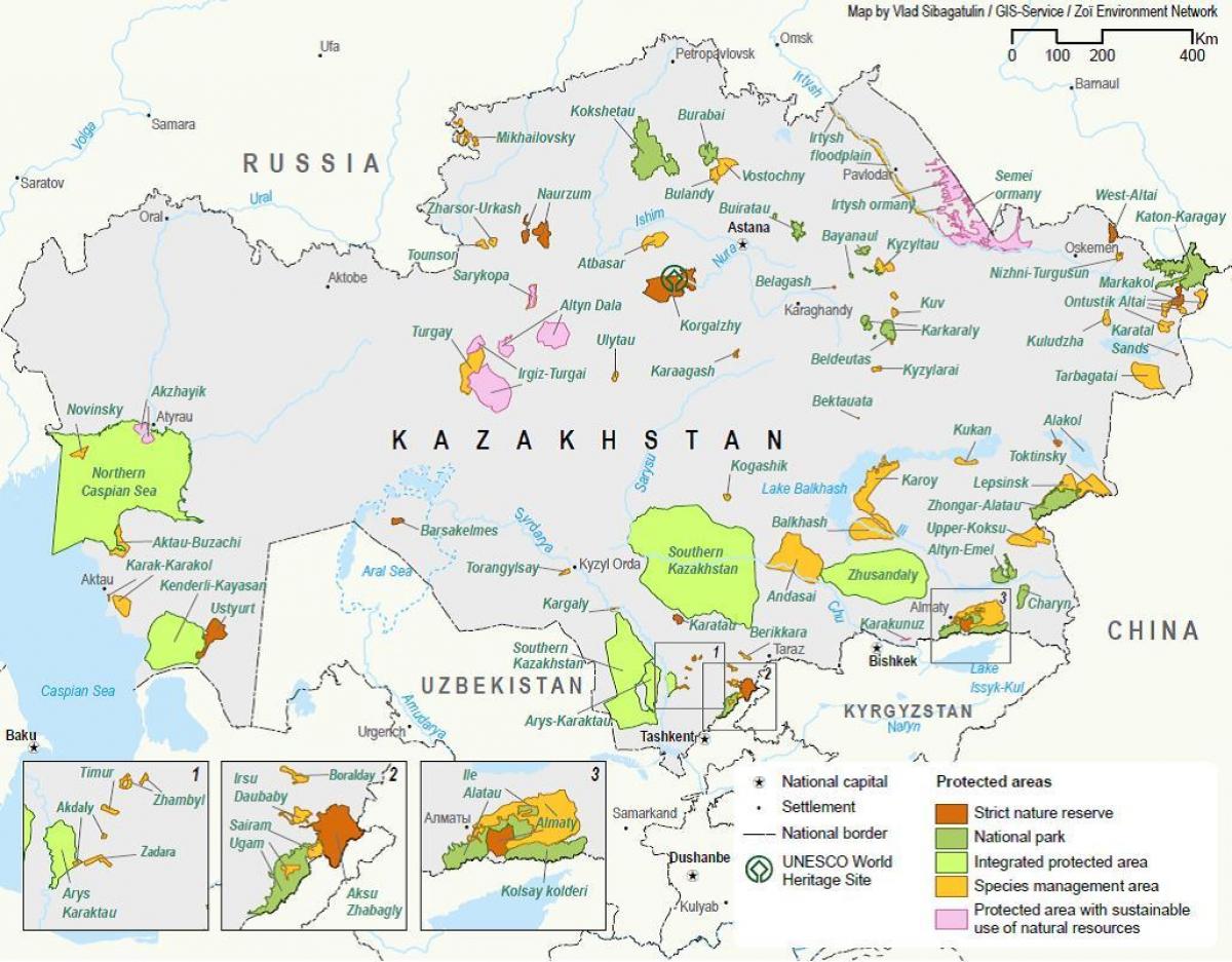 зураг Казахстаны байгалийн нөөц