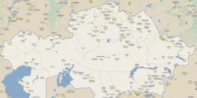 Газрын зураг, Казахстаны замын